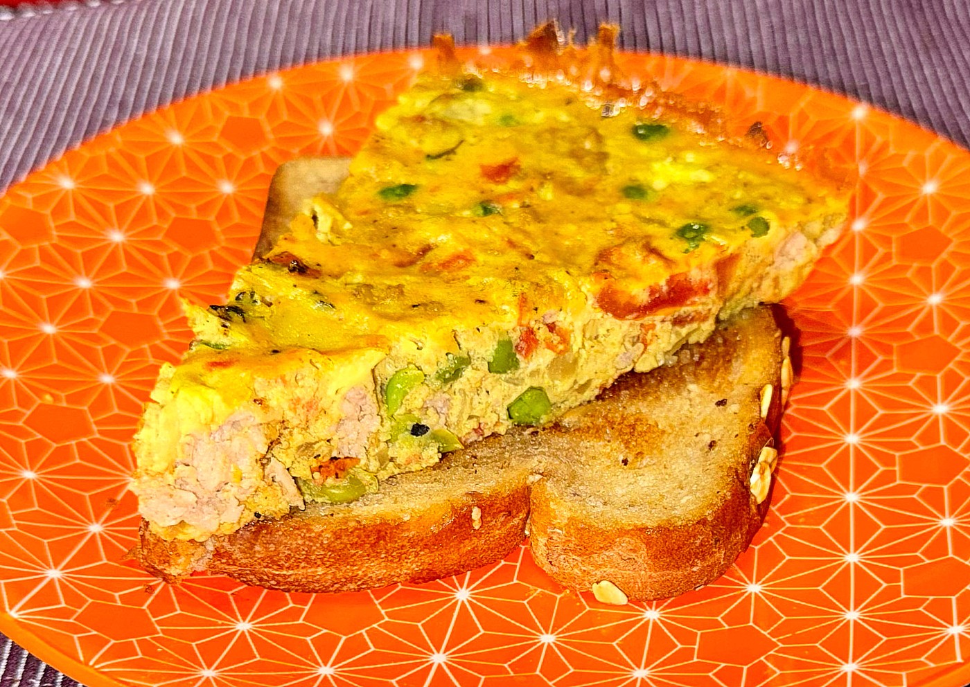 Indian masala frittata